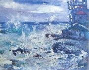 Lovis Corinth Sturm auf Cap Ampeglio oil painting artist